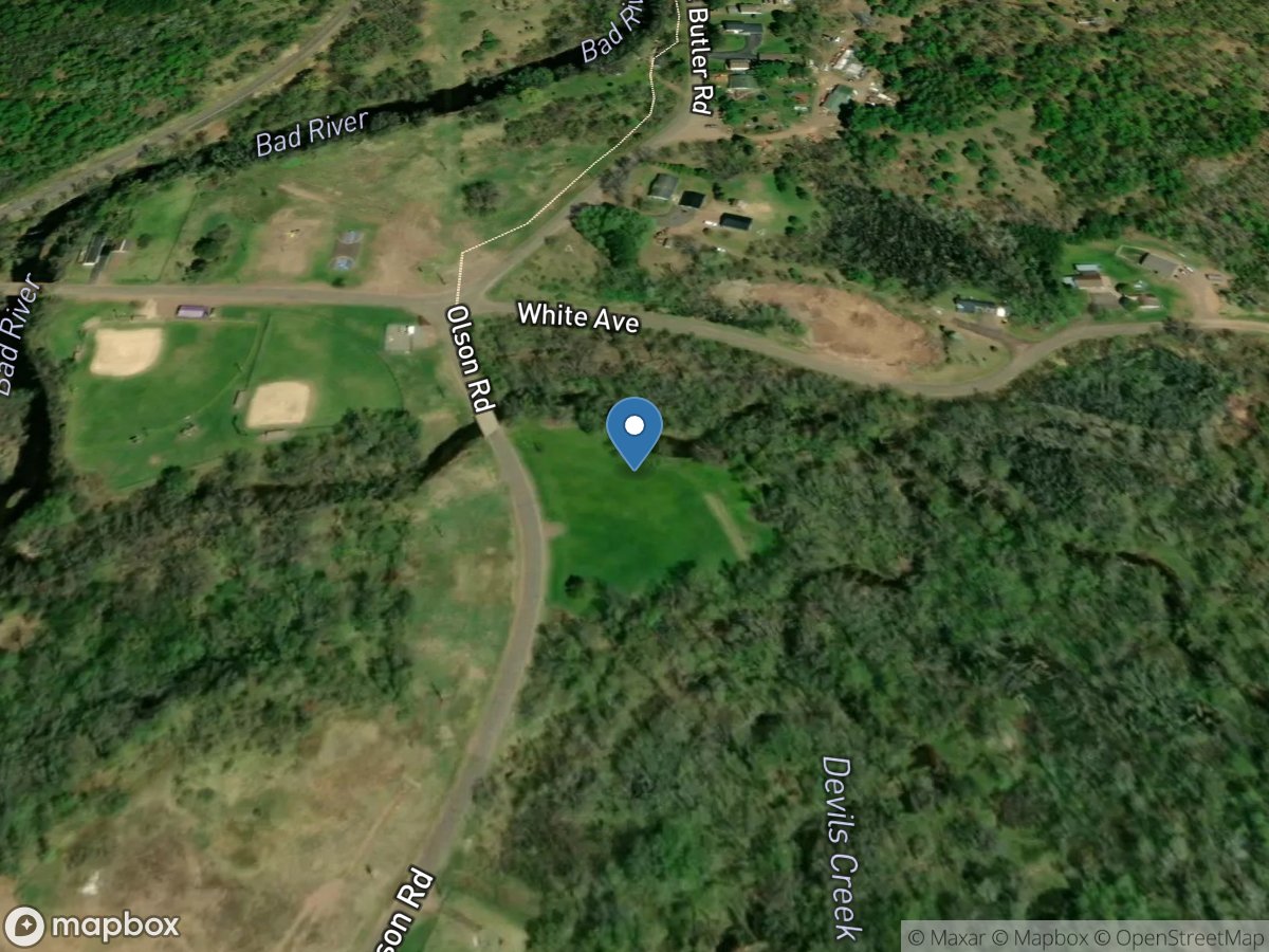 Montreal Creek at Mellen, WI location