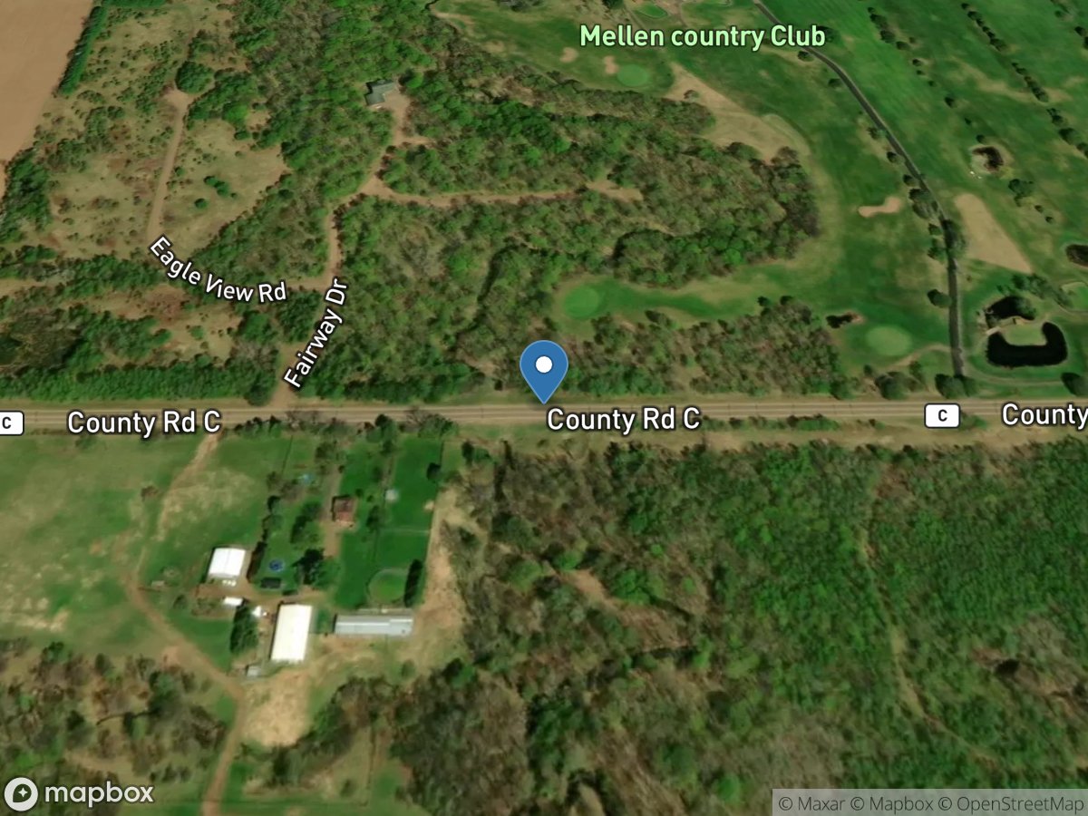 Krause Creek near Mellen, WI location