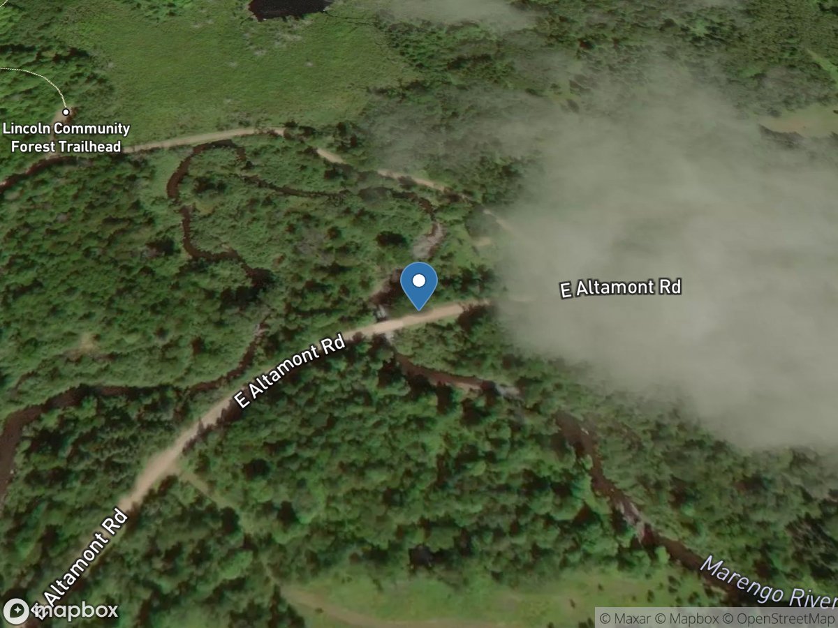 Marengo River below Morgan Creek near Grand View, WI location