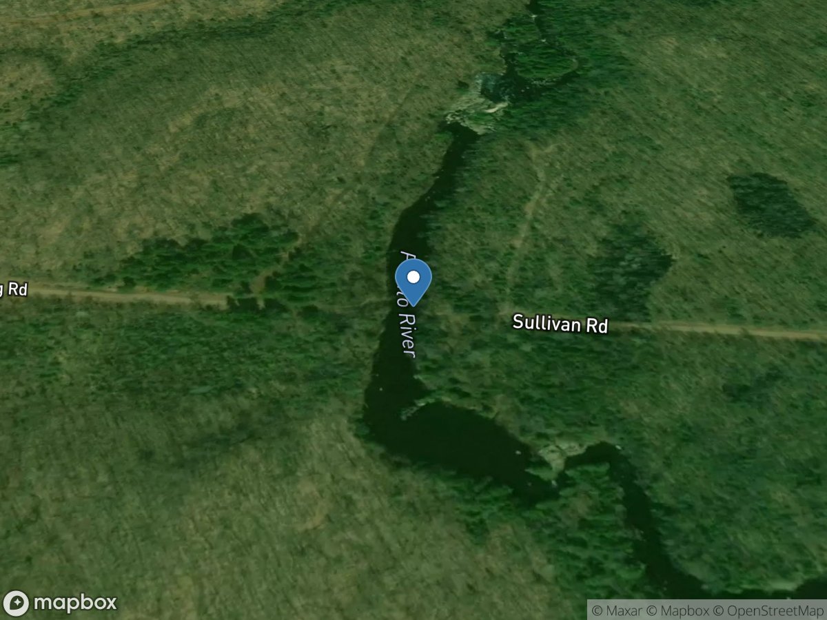 Potato River near Upson, WI location