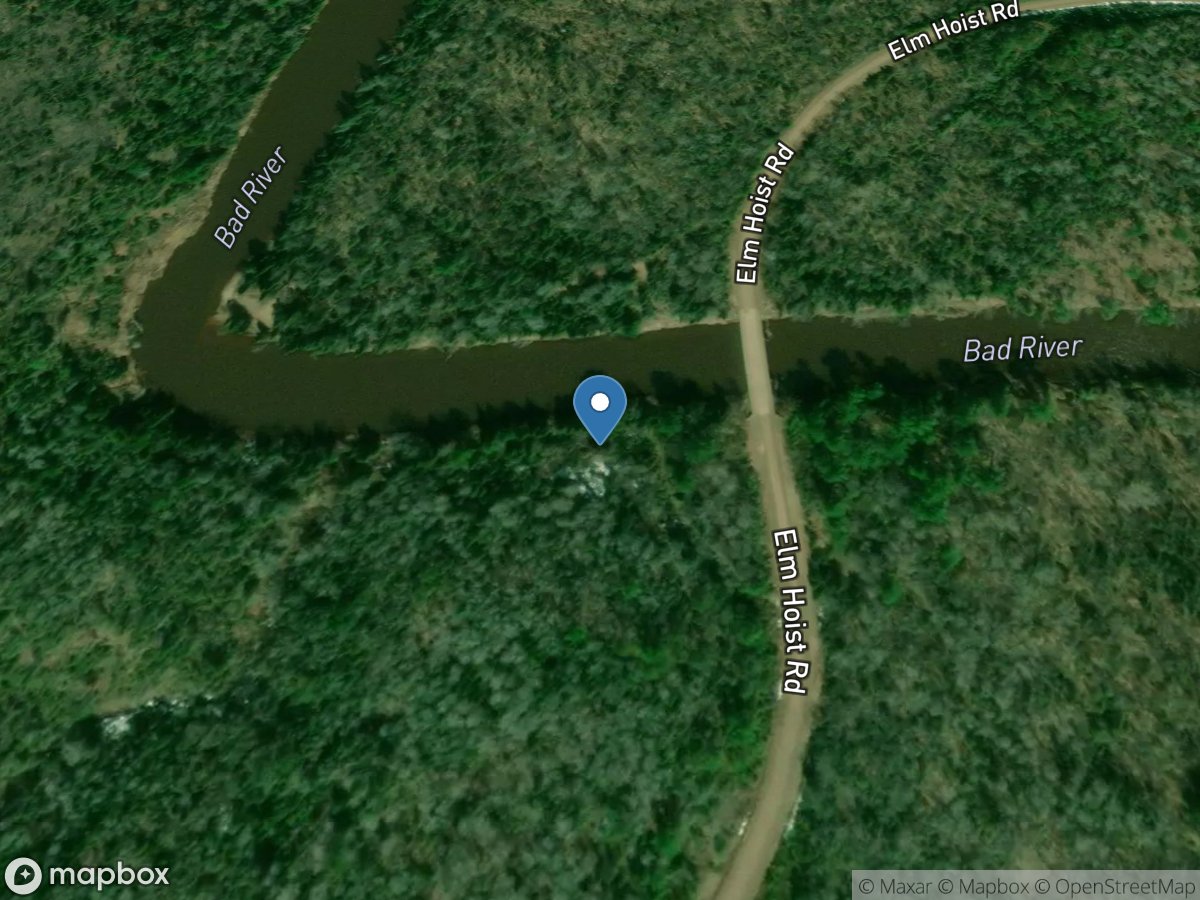 Bad River near Odanah, WI location