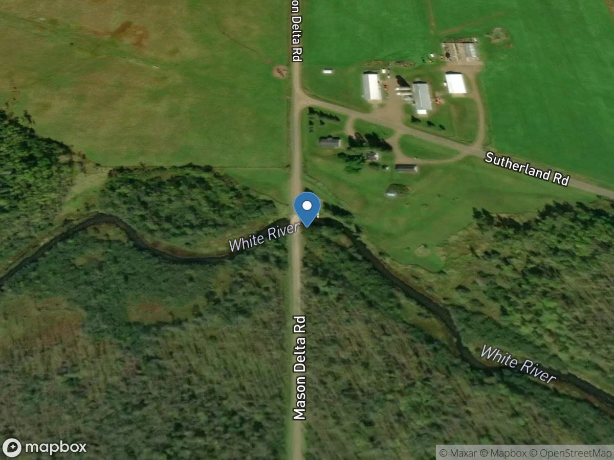 White River at Mason Delta Road near Mason, WI location