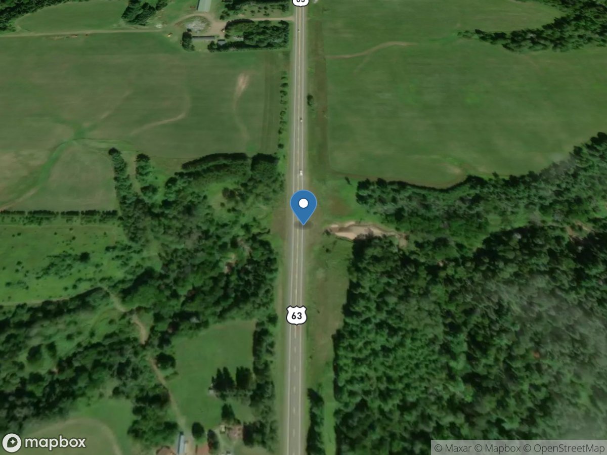 Spring Creek near Mason, WI location