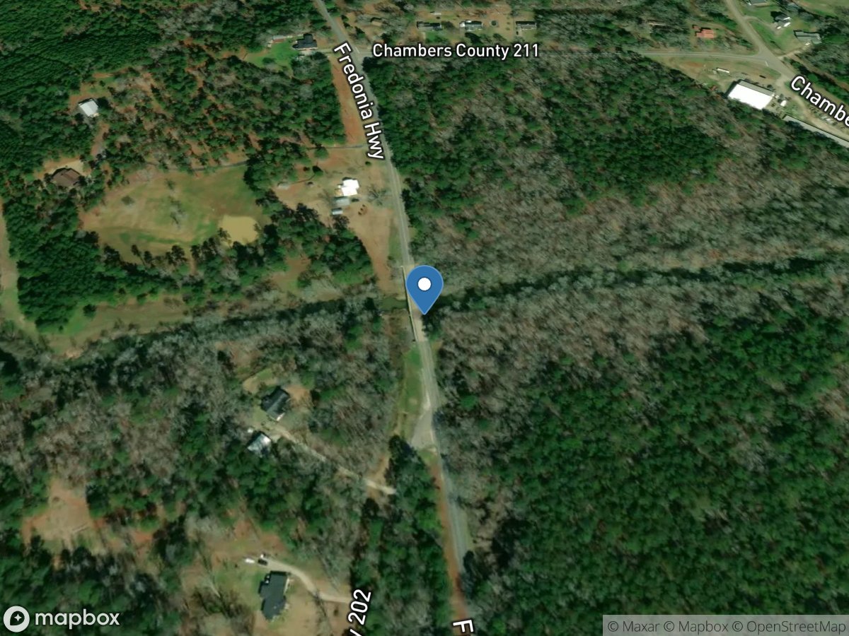 Oseligee Creek near Lanett AL location