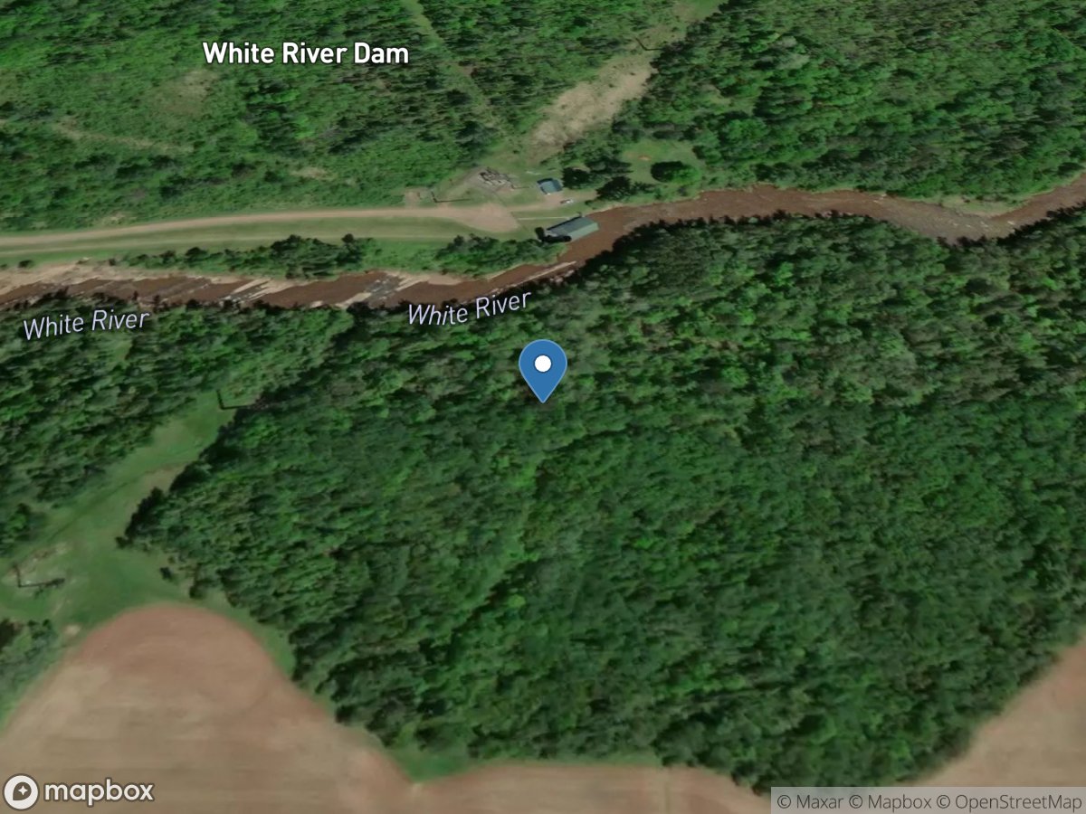 White River near Ashland, WI location