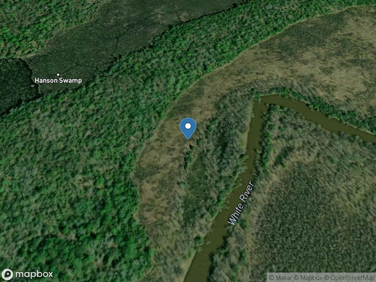 White River US of Bad River at Odanah, WI location