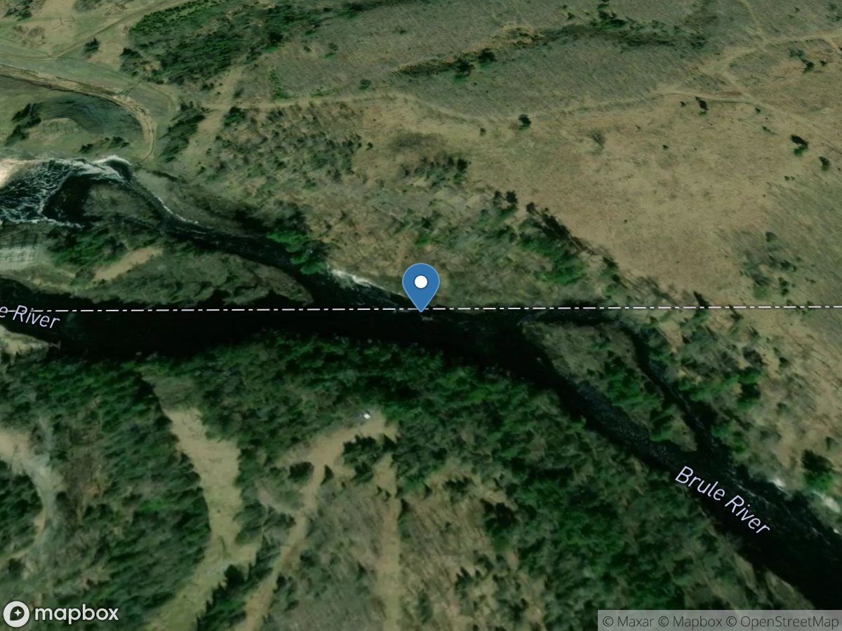 Brule River near Commonwealth, WI location