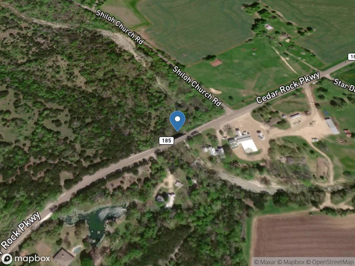 Hog Creek near Crawford, TX location