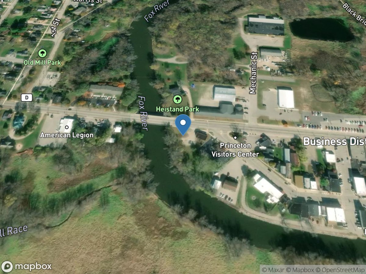 Fox River at Princeton, WI location