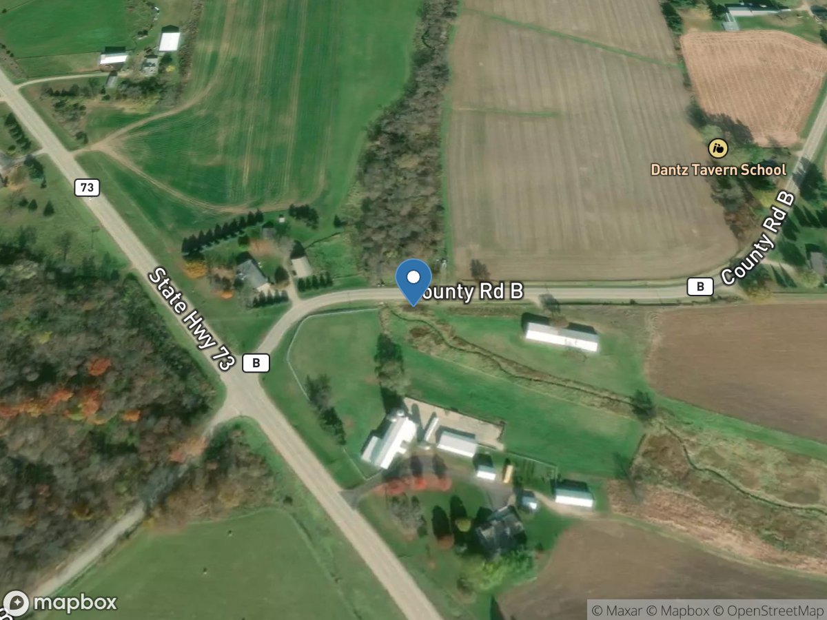 Wuerches Creek at CT Highway B near Green Lake, WI location