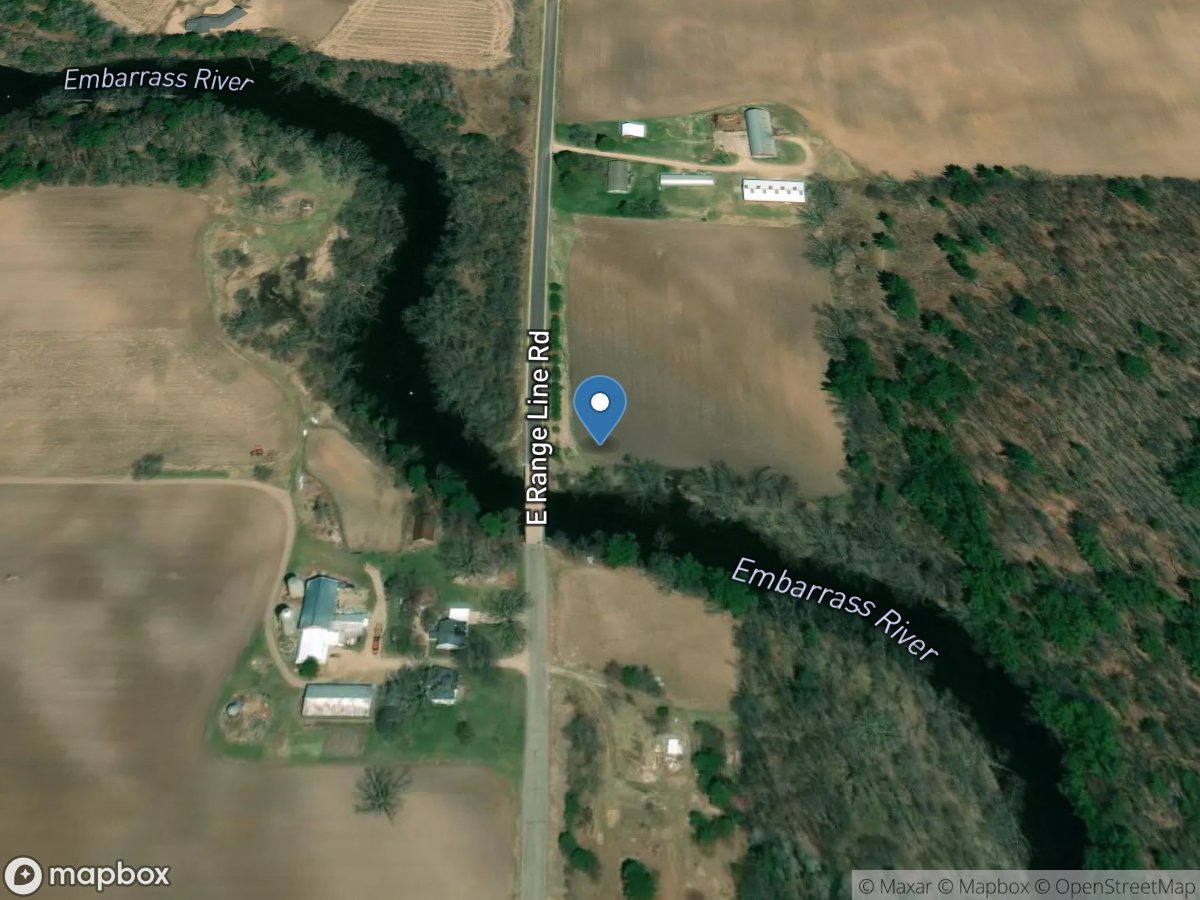 Embarrass River near Embarrass, WI location