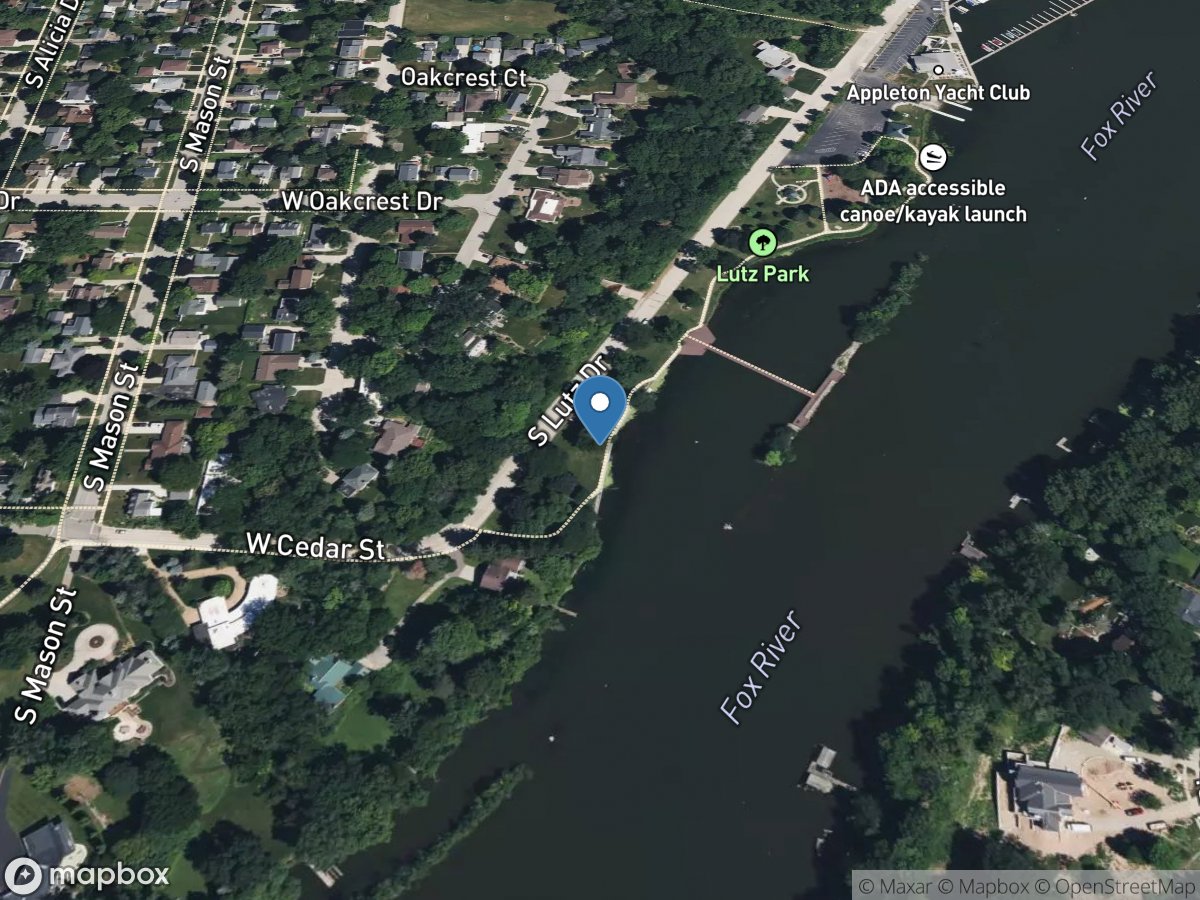 Fox River at Appleton, WI location