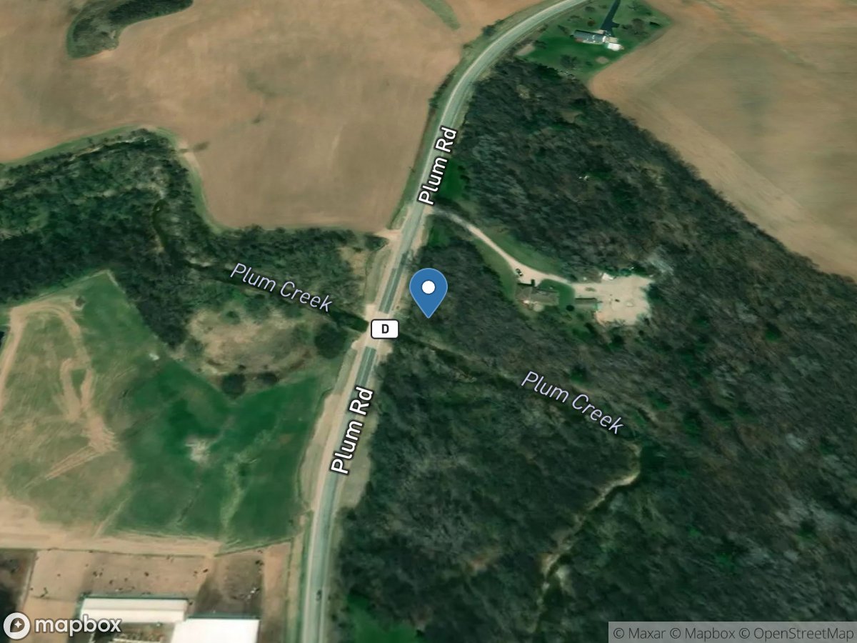 Plum Creek near Wrightstown, WI location