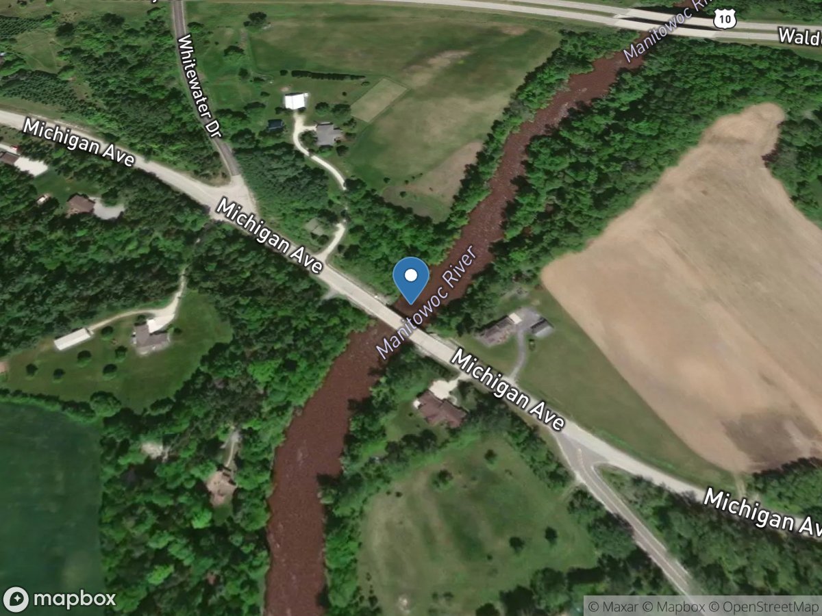 Manitowoc River at Manitowoc, WI location