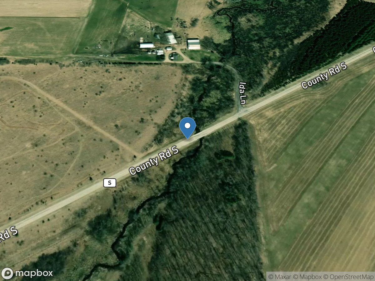 Mink Creek at Cnty Trnk Highway South near Beechwood, WI location