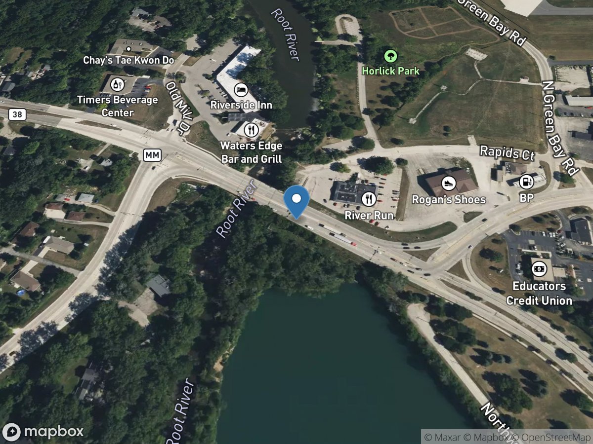 Root River at Racine, WI location