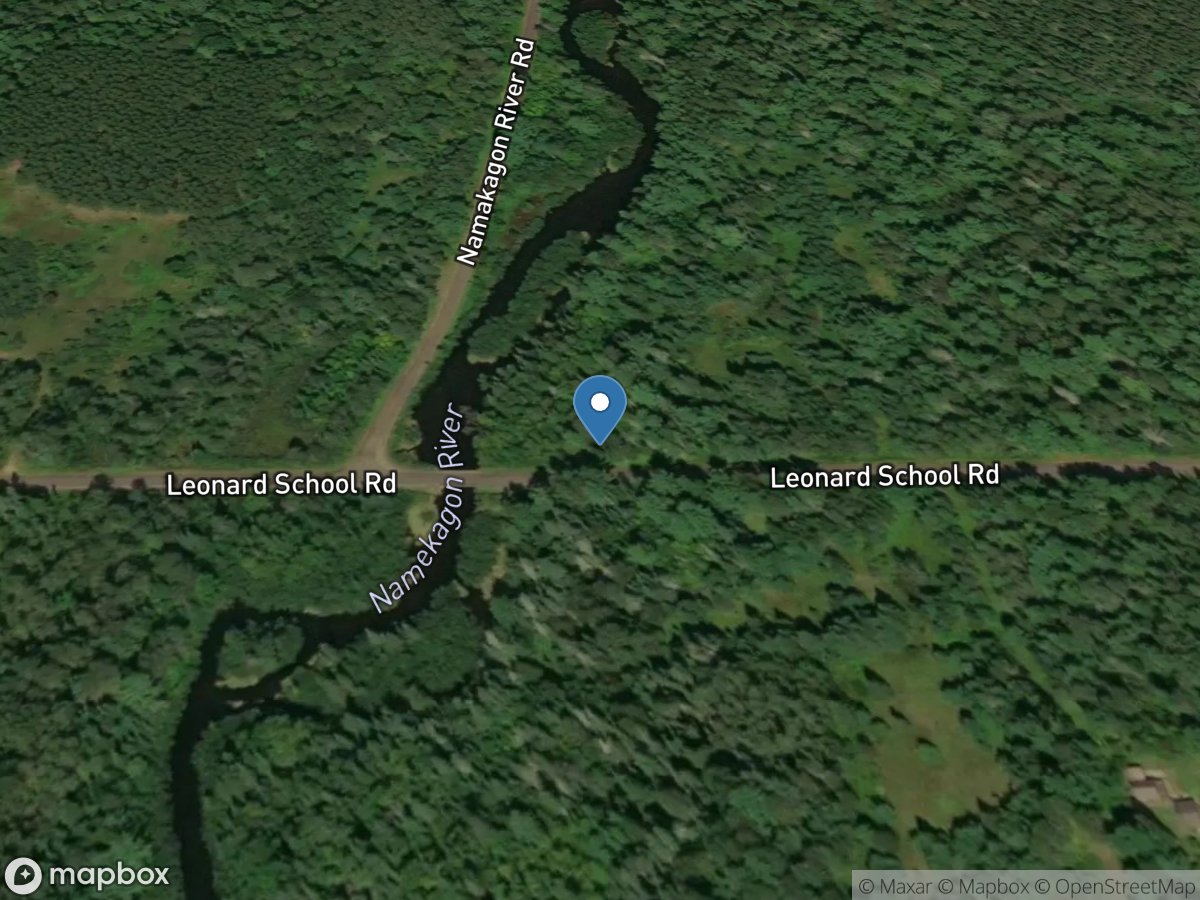 Namekagon River at Leonards, WI location