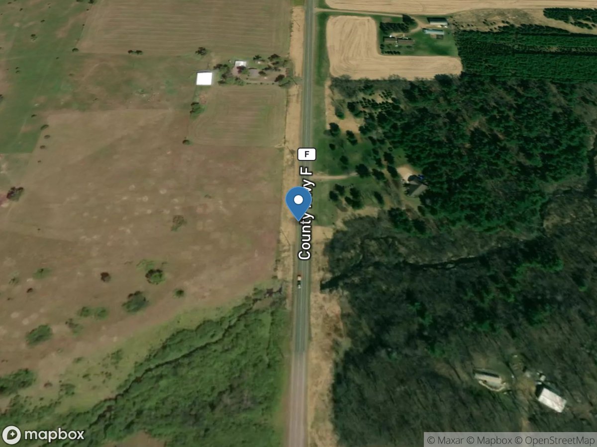 Bull Brook at Cnty Trnk Highway F near Amery, WI location