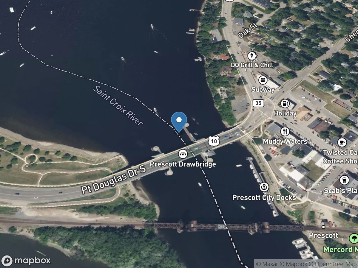 St. Croix River at Prescott, WI location