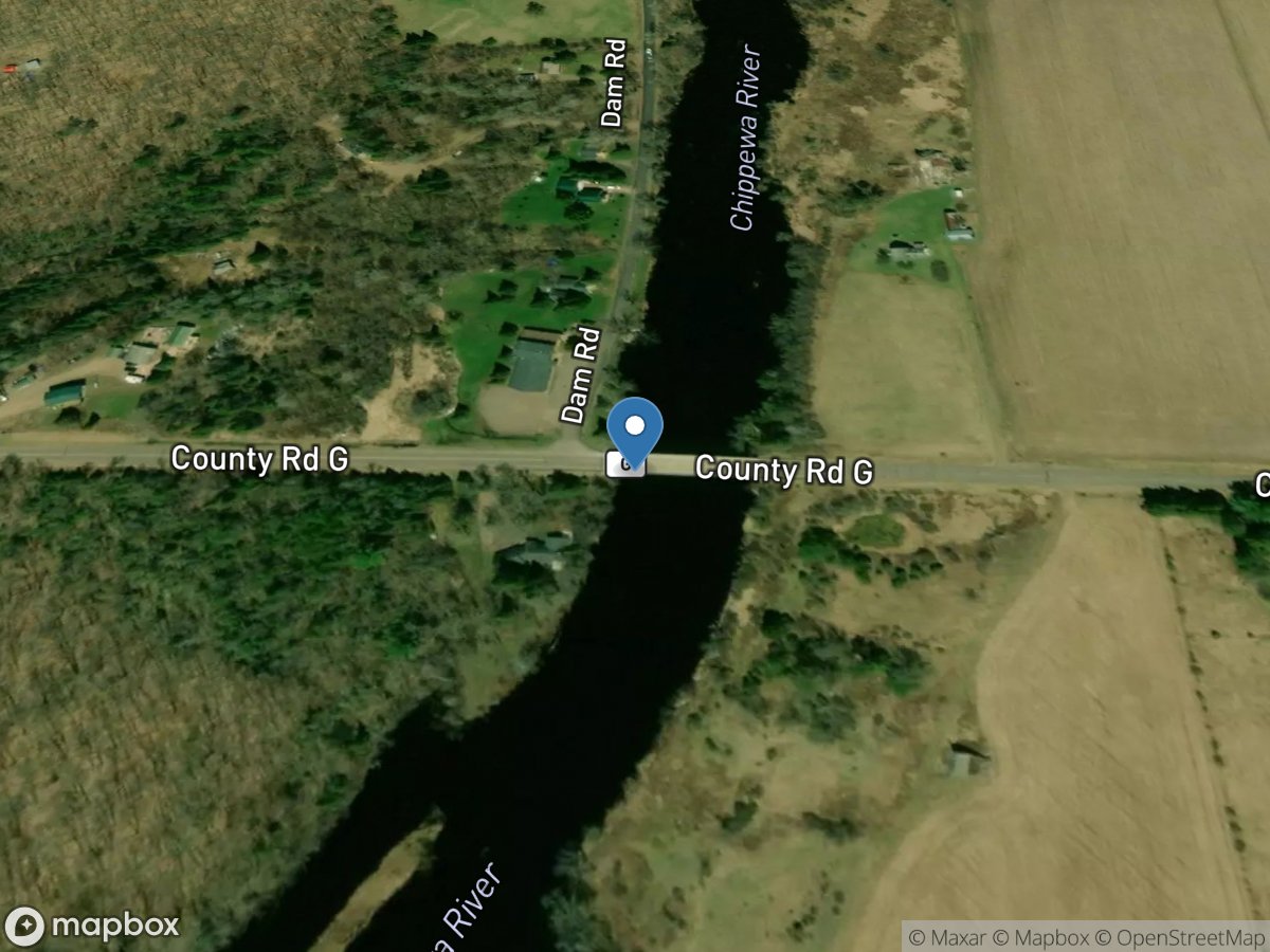 Chippewa River at Bishops Bridge near Winter, WI location