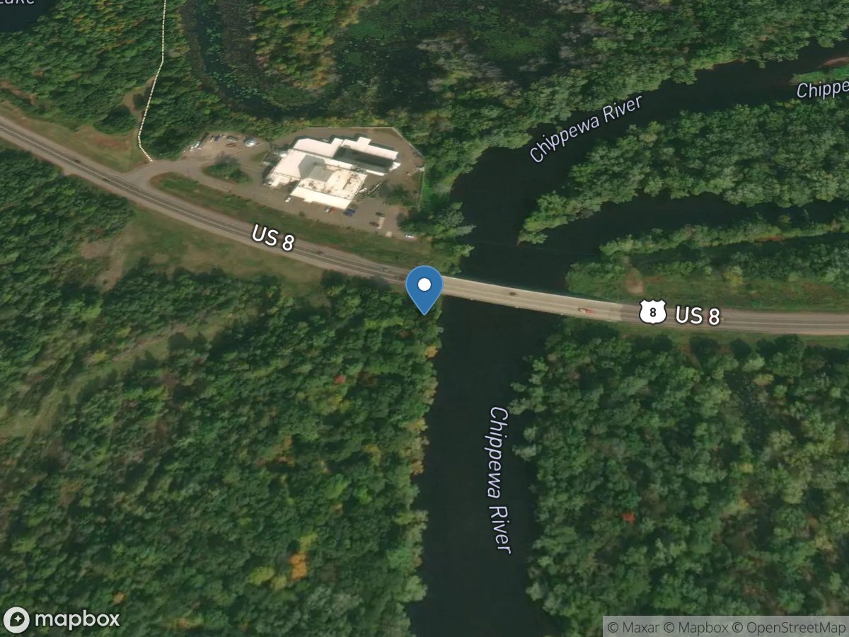 Chippewa River near Bruce, WI location