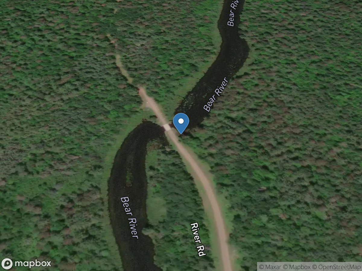 Bear River near Manitowish Waters, WI location