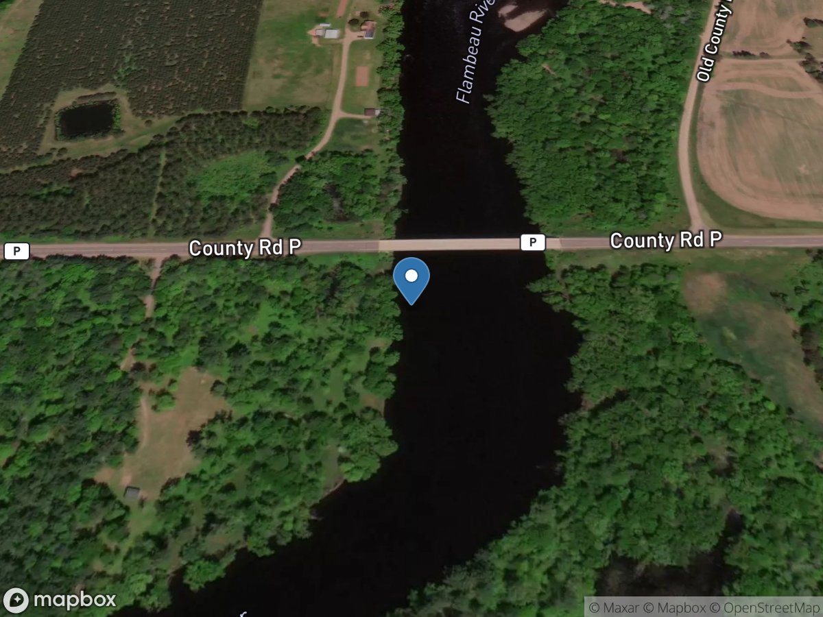 Flambeau River near Bruce, WI location
