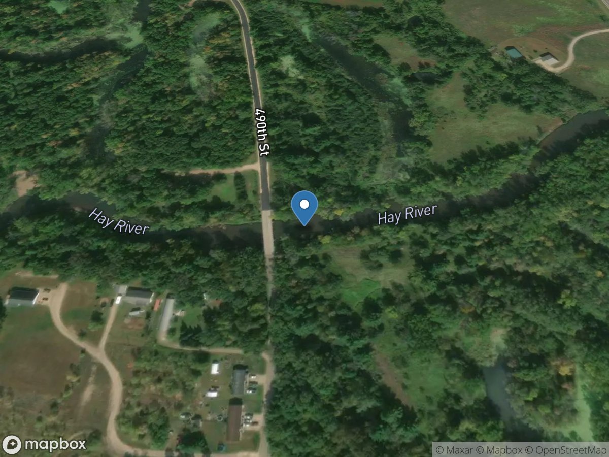 Hay River at Wheeler, WI location