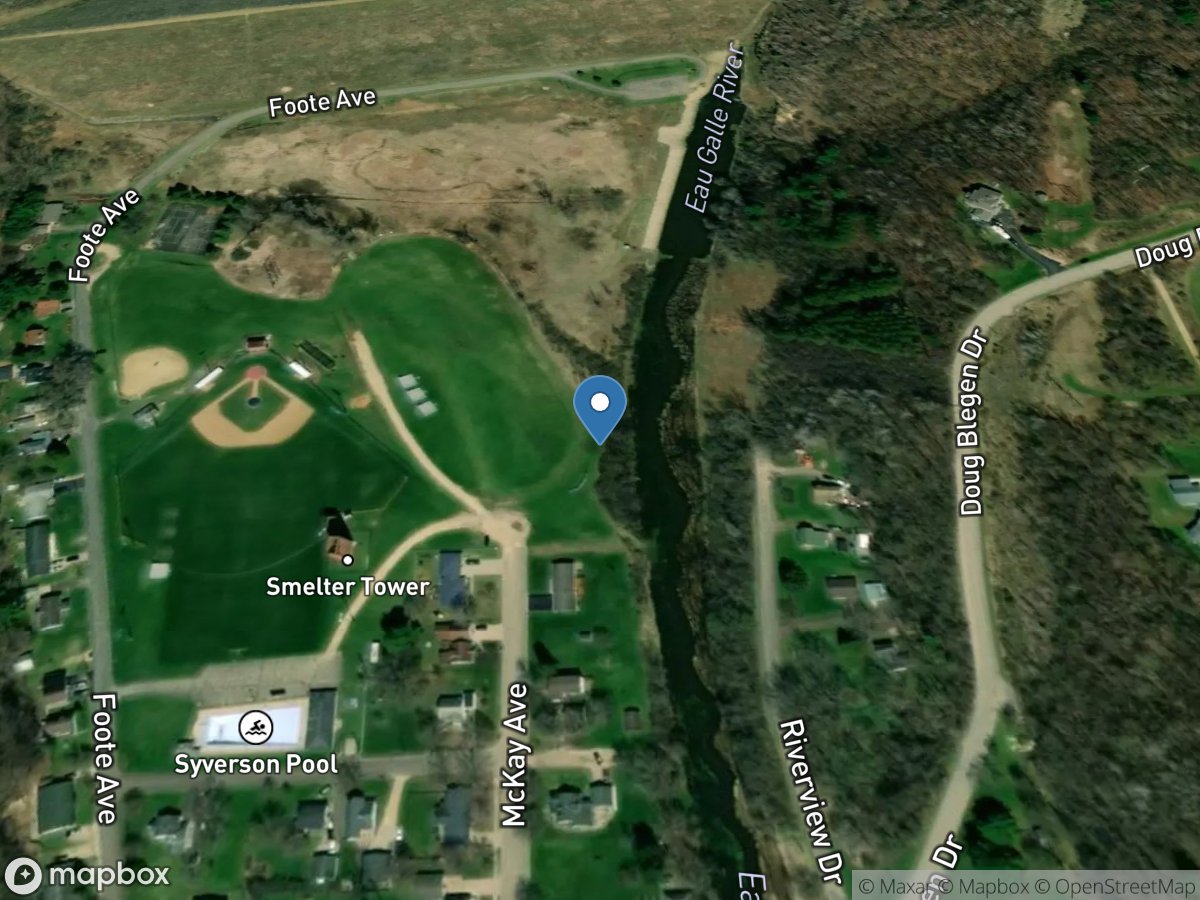 Eau Galle River at Spring Valley, WI location