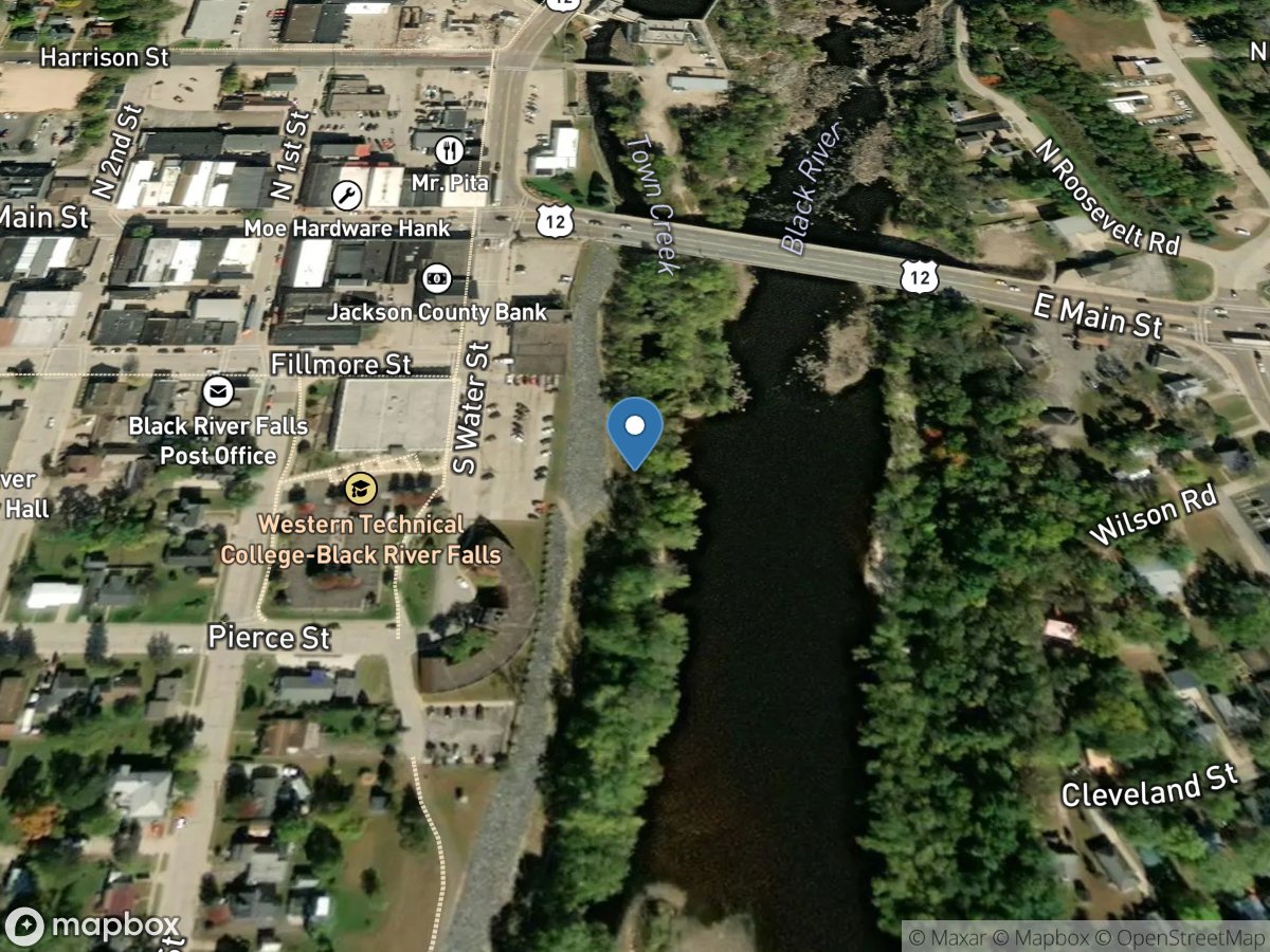 Black River Ds ST Highway 54 at Black River Falls, WI location