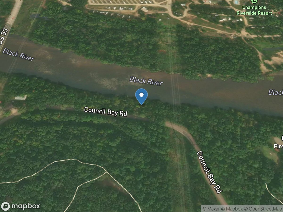 Black River near Galesville, WI location