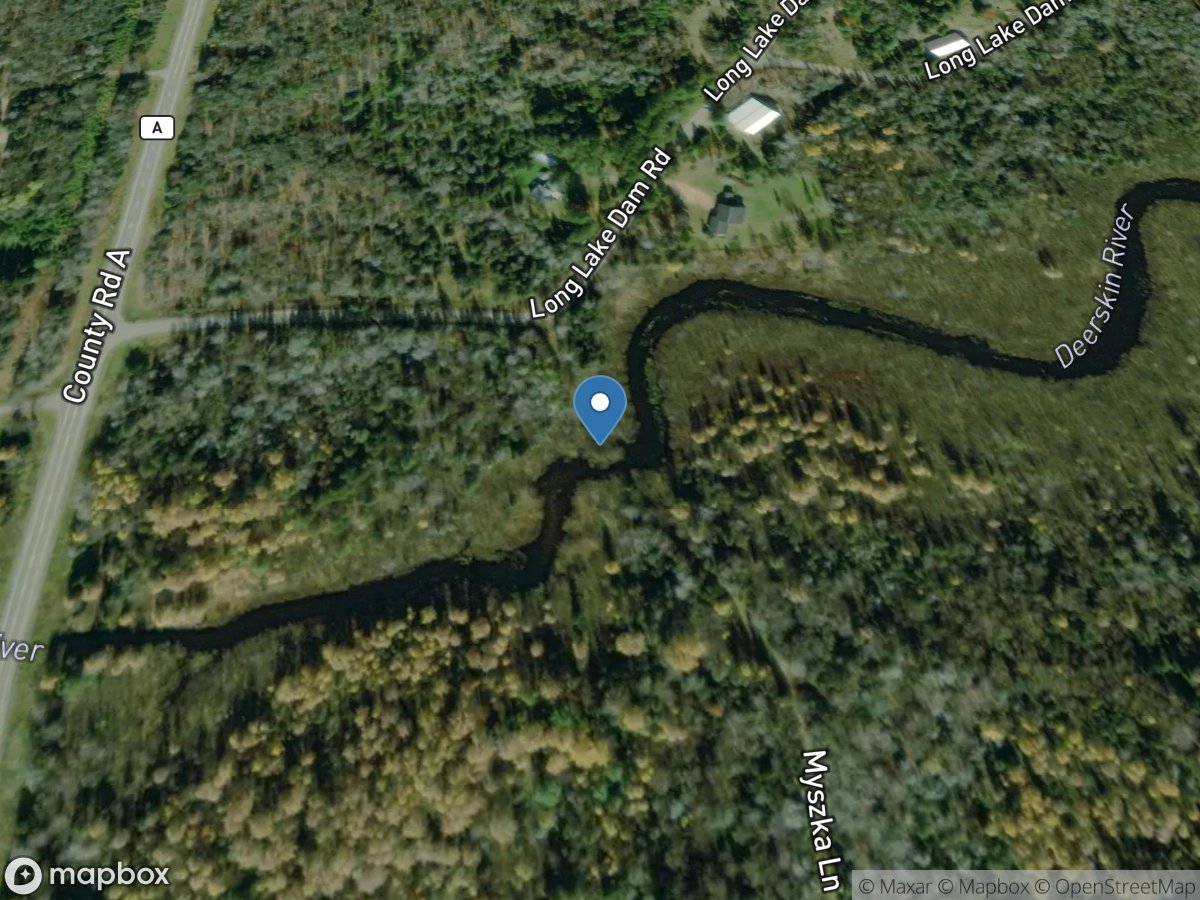 Deerskin River near Phelps, WI location