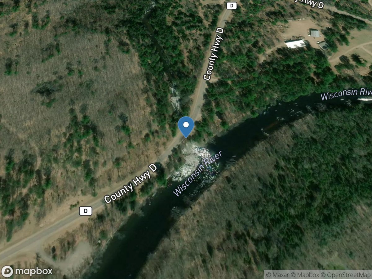 Gilmore Creek at Mouth near Lake Tomahawk, WI location