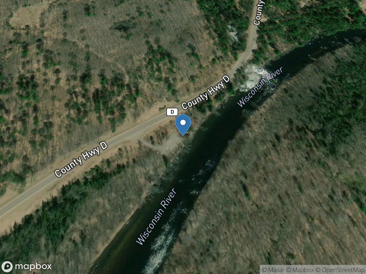 Wisconsin River @ Rainbow Lake near Lake Tomahawk,WI location