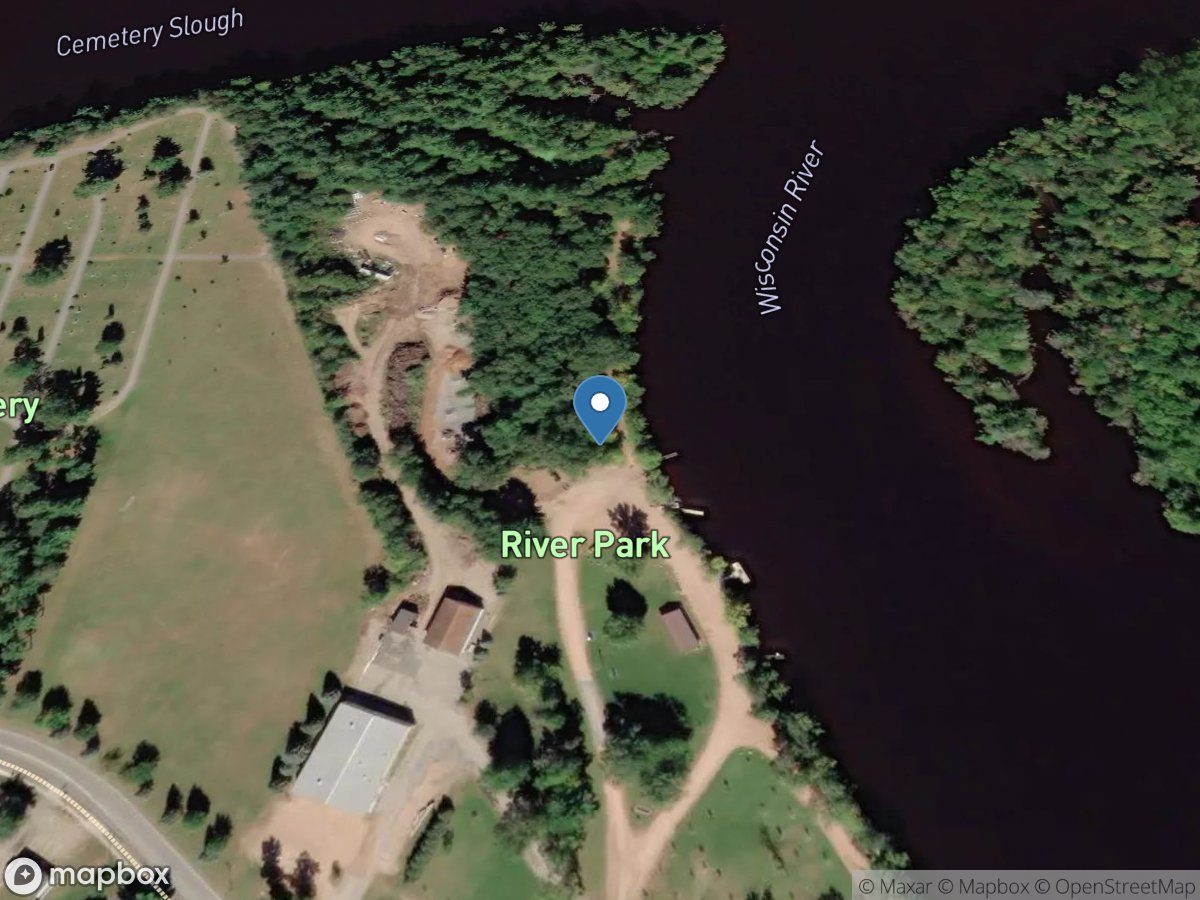 Wisconsin River at Mosinee, WI location