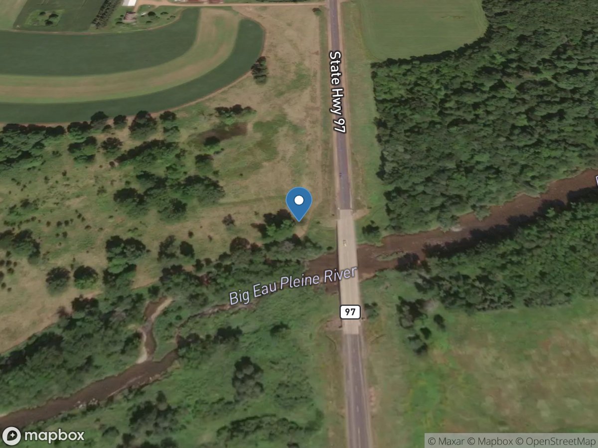 Big Eau Pleine River at Stratford, WI location