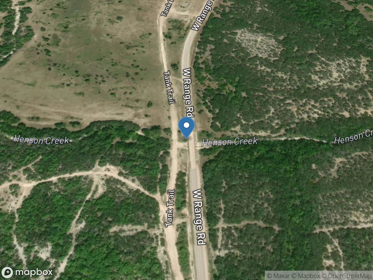 Henson Creek at West Range Road near Gatesville, TX location