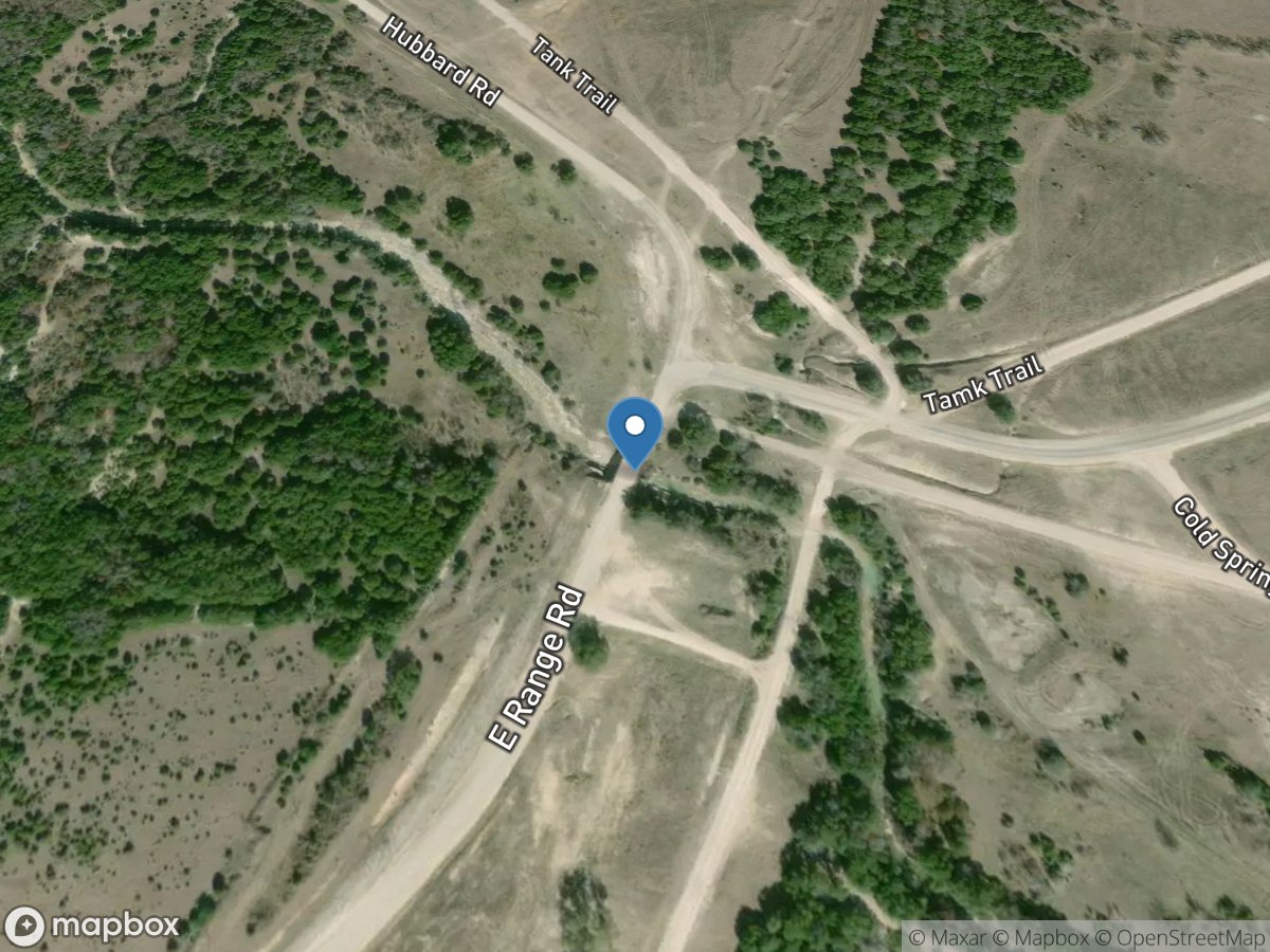 Owl Creek at East Range Rd, Ft Cavazos, TX location