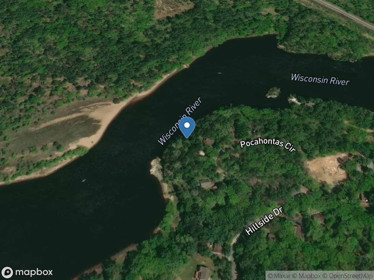 Wisconsin River near Wisconsin Dells, WI location