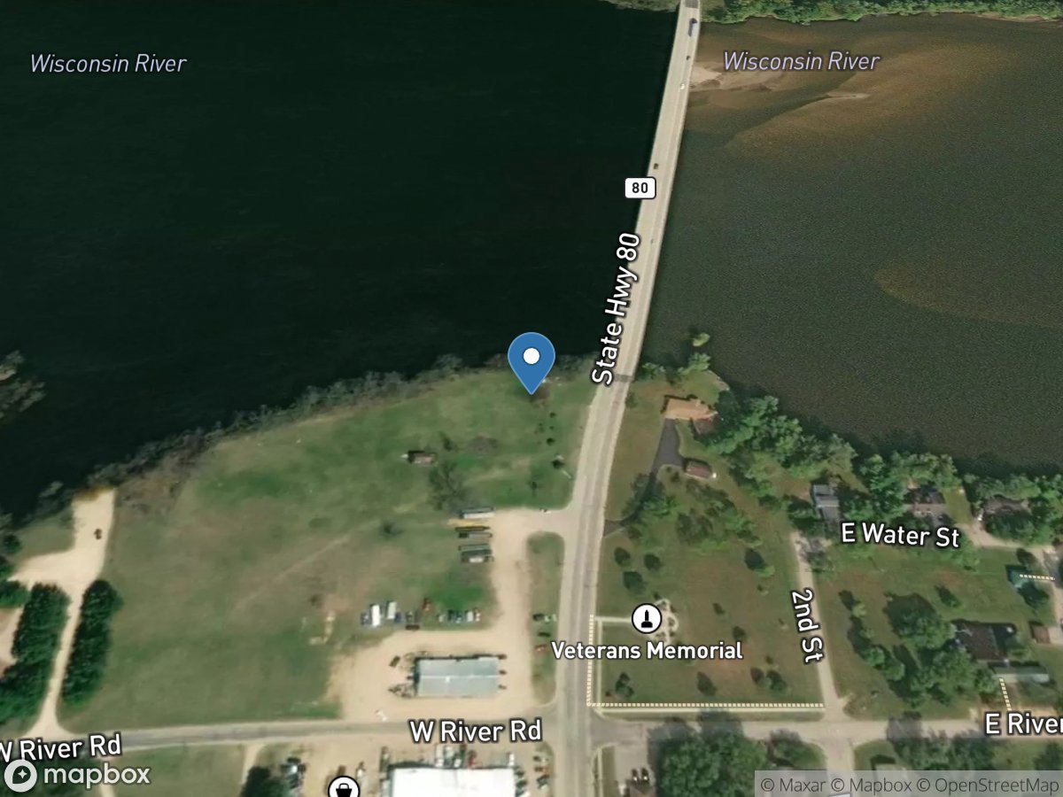 Wisconsin River at Muscoda, WI location