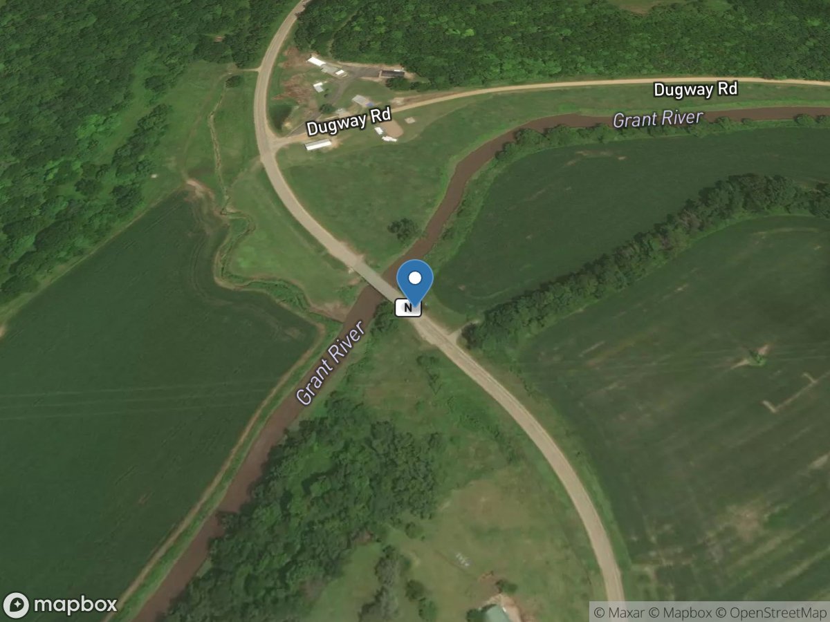 Grant River at Burton, WI location