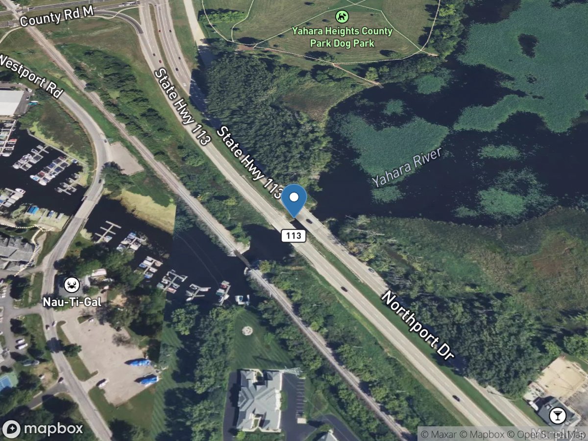 Yahara River at State Highway 113 at Madison, WI location