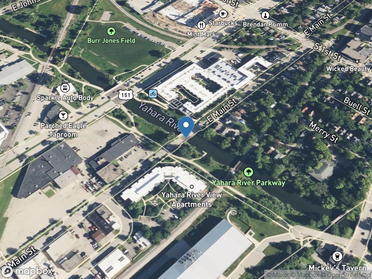 Yahara River at East Main Street at Madison, WI location