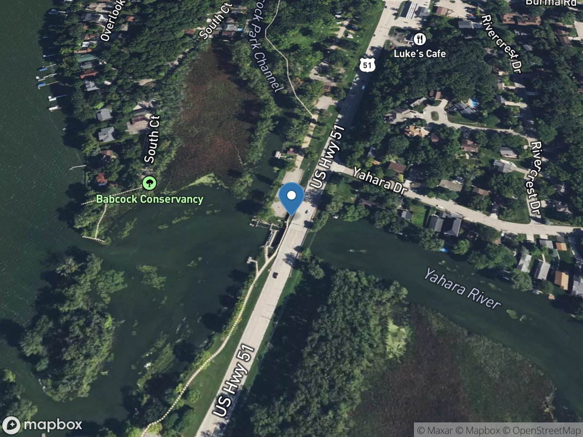 Yahara River at Mc Farland, WI location