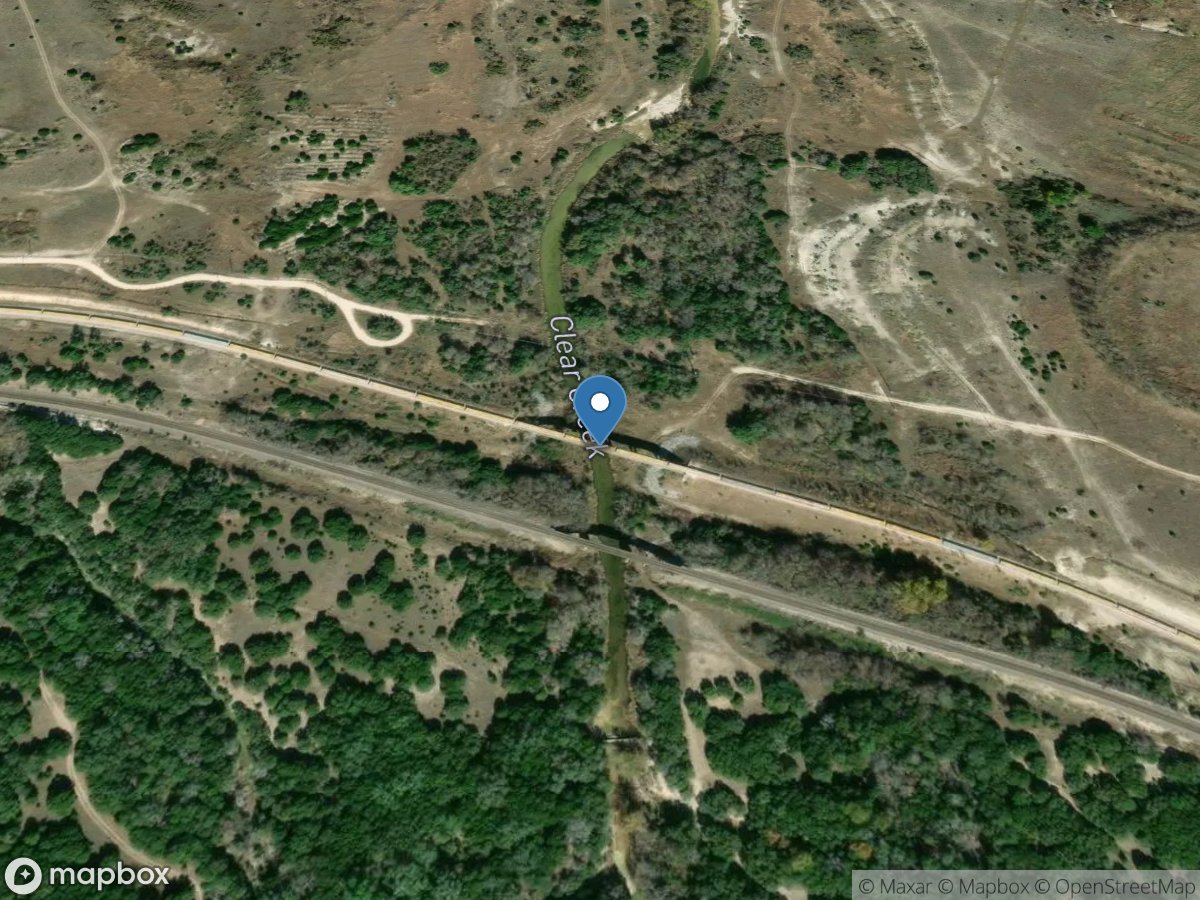 Clear Creek at Ft Cavazos, TX location