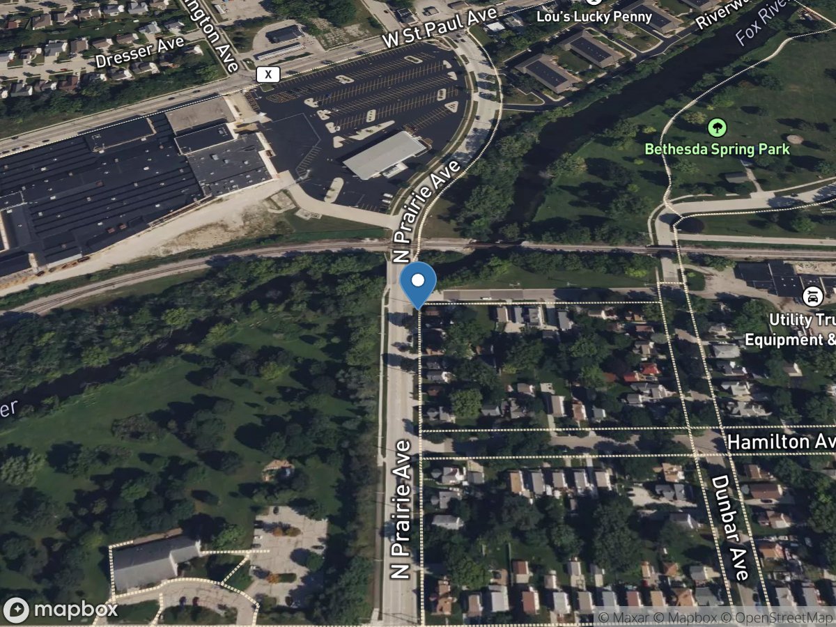 Fox River at Waukesha, WI location