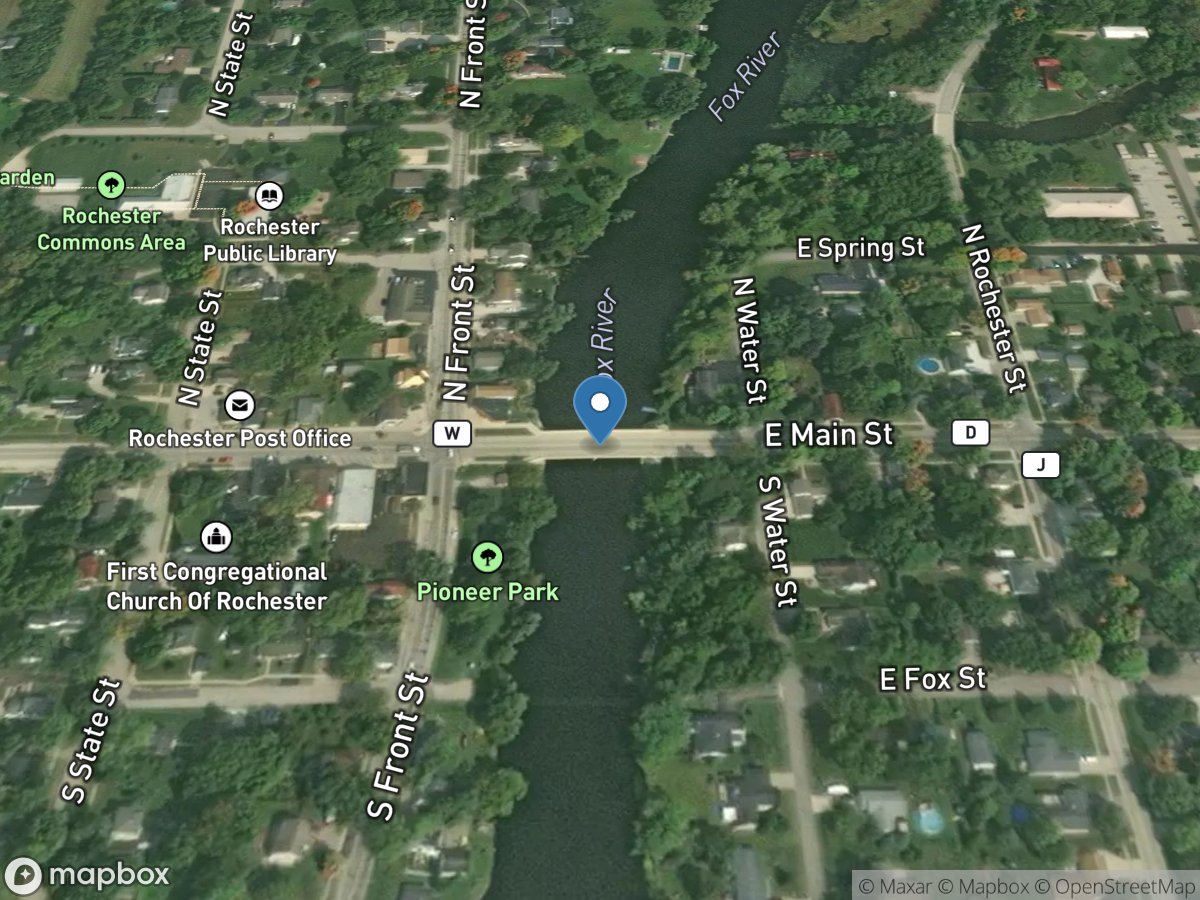 Fox River at Rochester, WI location