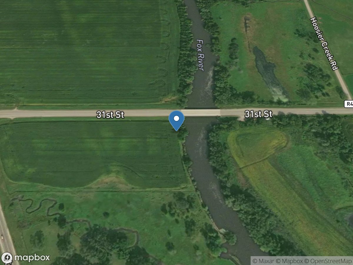 Fox River near New Munster, WI location