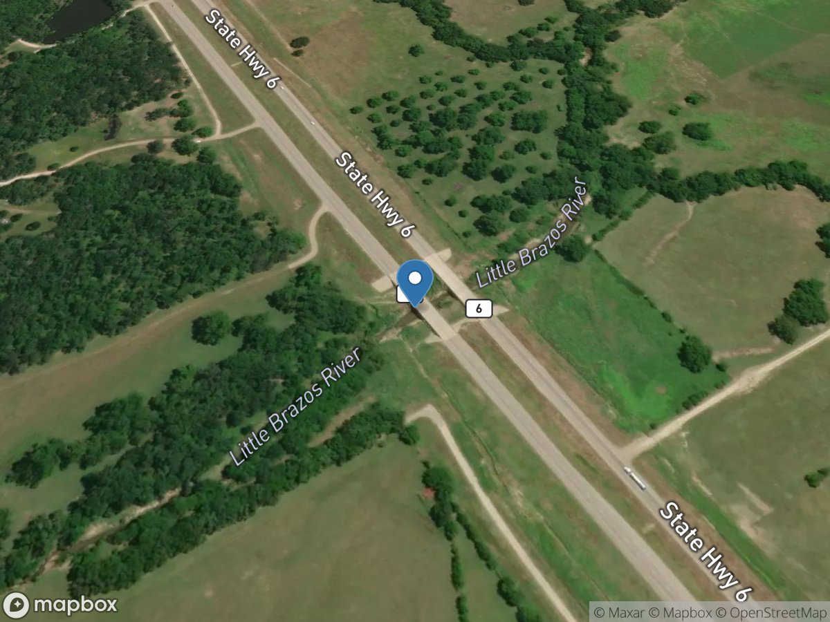 Little Brazos Rv at SH 6 near Reagan, TX location