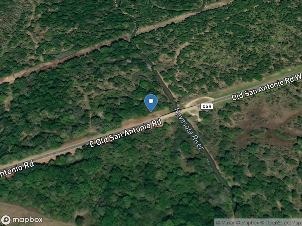 Navasota Rv at Old San Antonio Road near Bryan, TX location